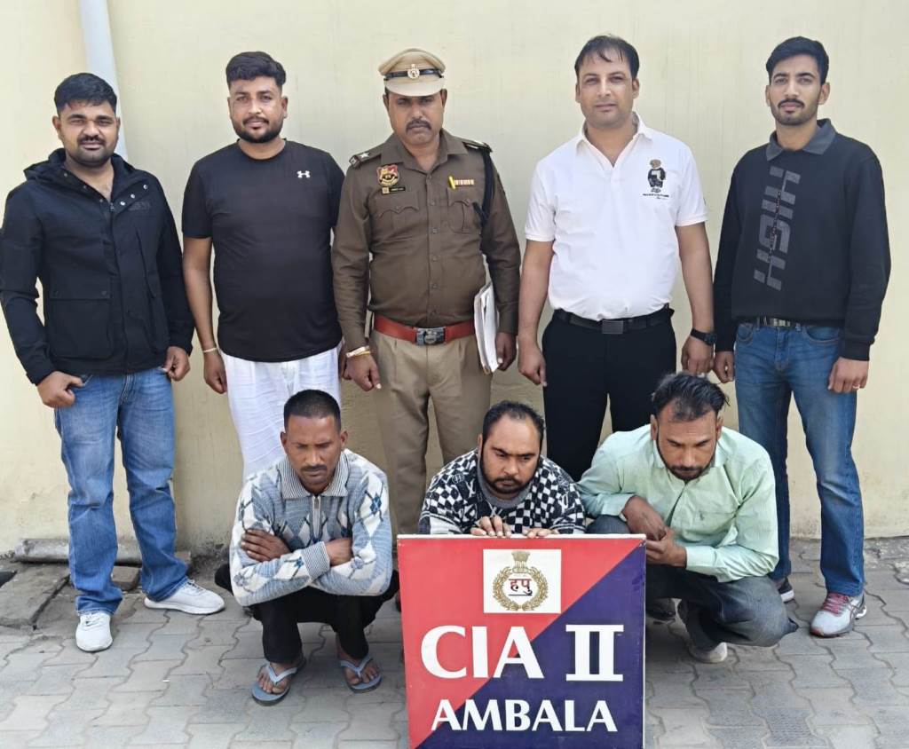 Three active members of interstate tyre theft gang arrested